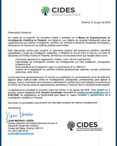 Carta de invitación al Mapeo